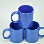 Colored Mugs Blue